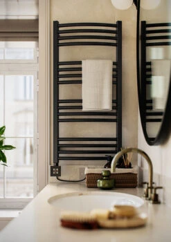 Thermostat Pour Sèche-serviette électrique - Noir Mat - SKT2 8 Thermostat Pour Sèche-serviette électrique - Noir Mat - SKT2 -Sèche-Serviettes seche serviette electrique noir lena design