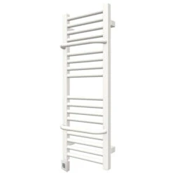 Sèche-serviette étroit - Mixte - Blanc - Raccordement électrique à Droite - Lima/Z8