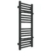Sèche-serviette étroit - Chauffage Central - Noir Mat - Raccordement Au Centre - Lima/ZX 1 Sèche-serviette étroit - Chauffage Central - Noir Mat - Raccordement Au Centre - Lima/ZX -Sèche-Serviettes seche serviette etroit limazxn
