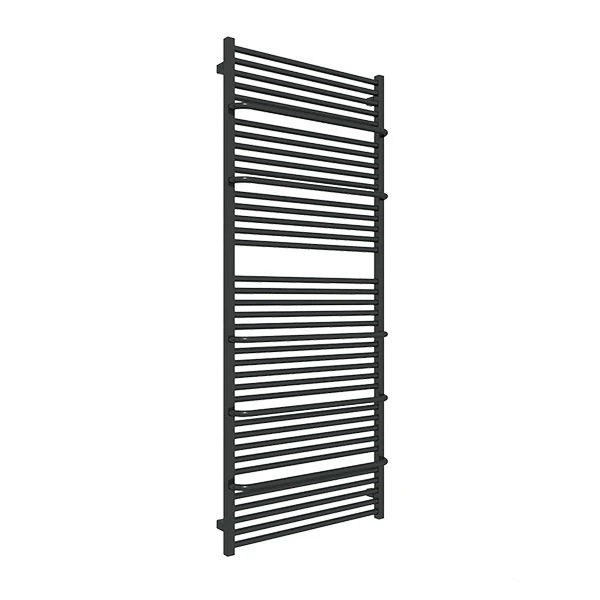 Sèche-serviette électrique Noir - Raccordement à Droite - Lima/E8N 6 Sèche-serviette électrique Noir - Raccordement à Droite - Lima/E8N – Image 4