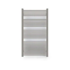 Sèche-serviette électrique - Couleur Gris Métal - Raccordement à Droite - Mike/E8MAV