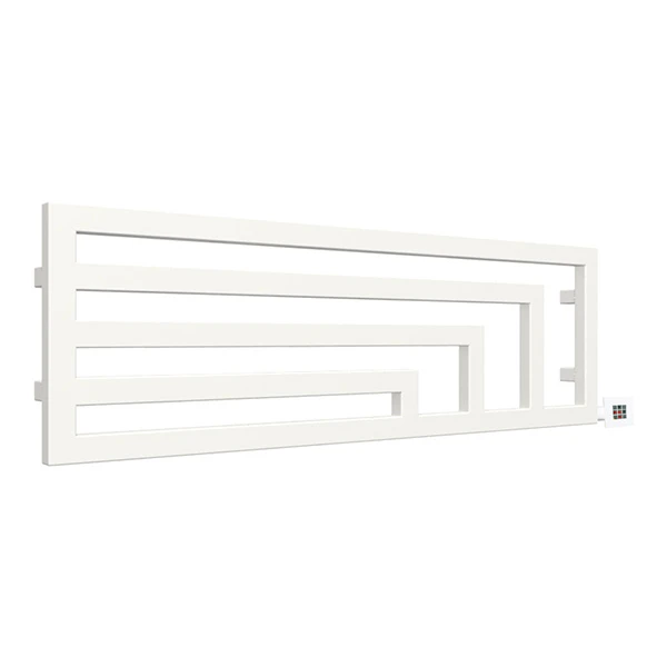 Seche Serviette Horizontal électrique Blanc - Raccordement à Gauche - Angus/E2B 6 Seche Serviette Horizontal électrique Blanc - Raccordement à Gauche - Angus/E2B – Image 4