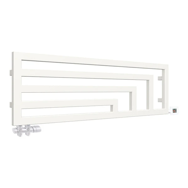 Seche-serviette Horizontal Mixte Blanc - Raccordement à Gauche - Angus/Y2B 6 Seche-serviette Horizontal Mixte Blanc - Raccordement à Gauche - Angus/Y2B – Image 4