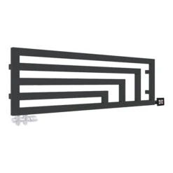 Sèche-serviette Horizontal Mixte Noir - Raccordement à Gauche - Angus/Y2N 9 Sèche-serviette Horizontal Mixte Noir - Raccordement à Gauche - Angus/Y2N -Sèche-Serviettes seche serviette horizontal angus y7 n