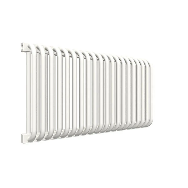 Sèche-serviette Horizontal - Chauffage Central - Blanc - Raccordement à Gauche - Delfin/YLB 3 Sèche-serviette Horizontal - Chauffage Central - Blanc - Raccordement à Gauche - Delfin/YLB