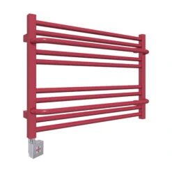 Sèche-serviette Horizontal électrique - Couleur Au Choix - Raccordement à Droite - Lima/E8 -Sèche-Serviettes seche serviette horizontal lima e1 ral3027