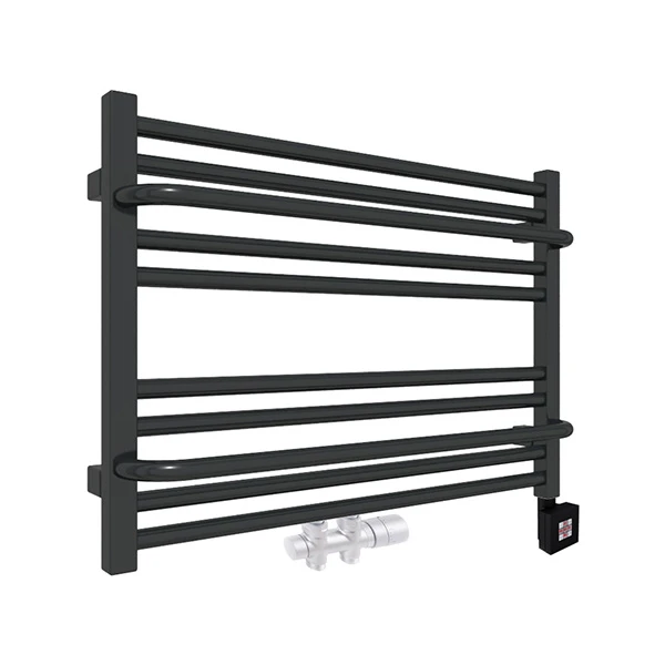 Sèche-serviette Horizontal Mixte Noir - Raccordement Au Centre Et à Droite - Lima/Z8N 3 Sèche-serviette Horizontal Mixte Noir - Raccordement Au Centre Et à Droite - Lima/Z8N