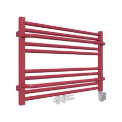 Sèche-serviette Horizontal Mixte - Couleur Au Choix - Raccordement Au Centre Et à Droite - Lima/Z8