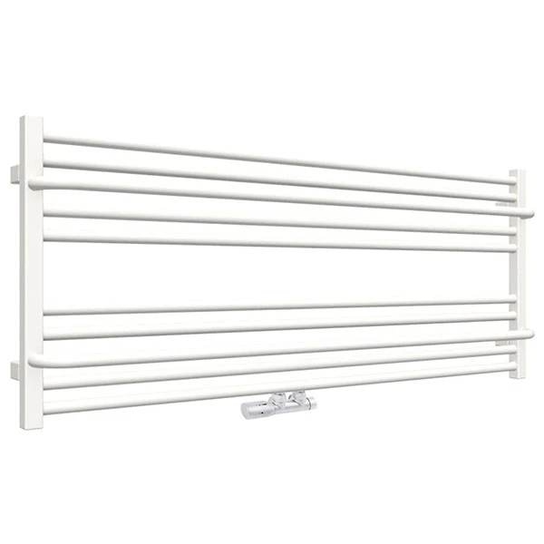 Sèche-serviette Horizontal Blanc - Chauffage Central - Raccordement Aux Extrémités - Lima/SXB 6 Sèche-serviette Horizontal Blanc - Chauffage Central - Raccordement Aux Extrémités - Lima/SXB – Image 4