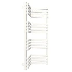 Sèche-serviette à Angle Entrant - Raccordement à Droite - Electrique - Blanc - INC/E8B