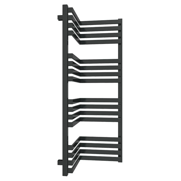 Sèche-serviette à Angle Entrant - Raccordement à Droite - Electrique - Noir - INC/E8N 3 Sèche-serviette à Angle Entrant - Raccordement à Droite - Electrique - Noir - INC/E8N