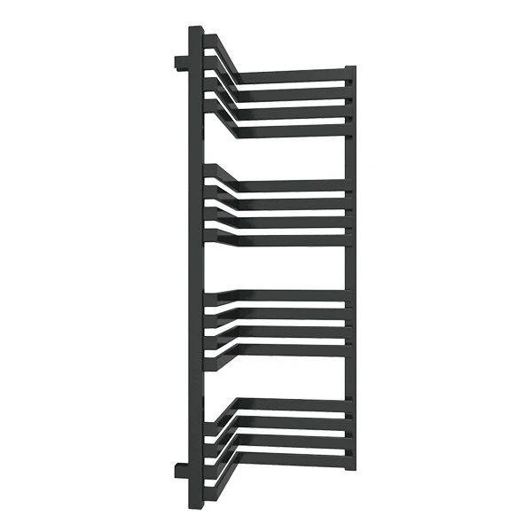 Sèche-serviette à Angle Entrant - Raccordement Aux Extrémités - Mixte - Noir - INC/V2N 3 Sèche-serviette à Angle Entrant - Raccordement Aux Extrémités - Mixte - Noir - INC/V2N