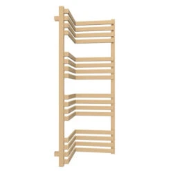 Sèche-serviette à Angle Entrant - Raccordement Aux Extrémités - Chauffage Central - Couleur Au Choix - INC/SX