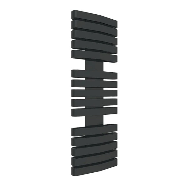 Sèche-serviette Chauffage Central - Noir Mat - Raccordement Au Centre - Irond/ZXN/400 3 Sèche-serviette Chauffage Central - Noir Mat - Raccordement Au Centre - Irond/ZXN/400