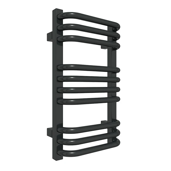 Sèche-serviette Mixte Noir - Raccordement Au Centre Et à Droite - Alex/Z8N 3 Sèche-serviette Mixte Noir - Raccordement Au Centre Et à Droite - Alex/Z8N