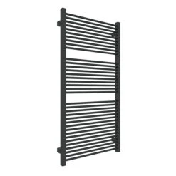 Sèche-serviette Mixte Noir - Raccordement Au Centre Et à Droite - Mike/Z8N - Largeur 530mm -Sèche-Serviettes seche serviette mixte mike530z1n