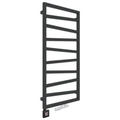 Sèche-serviette Mixte Noir - Raccordement Au Centre Et à Droite - Zigzag/Z8N -Sèche-Serviettes seche serviette mixte zigzag z1 n