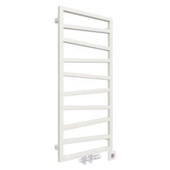 Sèche-serviette Mixte Blanc - Raccordement Au Centre Et à Droite - Zigzag/Z8B