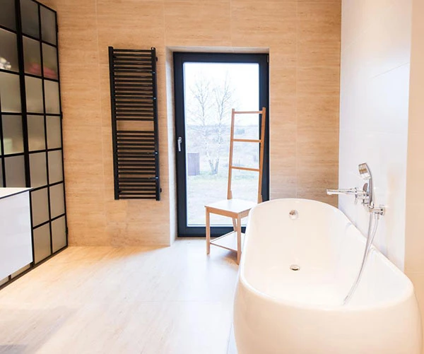 Sèche-serviette Mixte Noir - Raccordement Au Centre Et à Droite - Lima/Z8N 5 Sèche-serviette Mixte Noir - Raccordement Au Centre Et à Droite - Lima/Z8N – Image 3