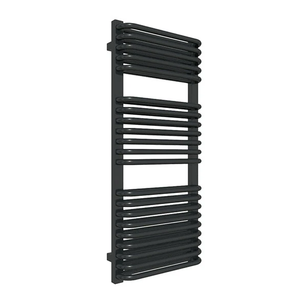 Sèche-serviette Chauffage Central - Noir Mat - Raccordement Au Centre - Tytus/ZXN 3 Sèche-serviette Chauffage Central - Noir Mat - Raccordement Au Centre - Tytus/ZXN