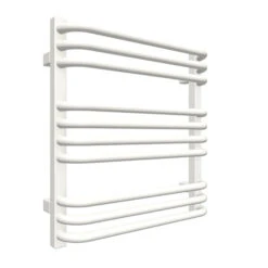 Petit Sèche-serviette Blanc Chauffage Central - Raccordement Au Centre - Alex/ZXB