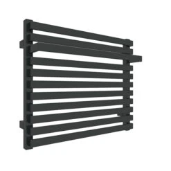 Petit Sèche-serviette Mixte Noir - Raccordement Aux Extrémités - City/V2N