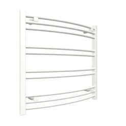 Petit Sèche-serviette électrique Blanc - Raccordement à Droite - Jade/E8B