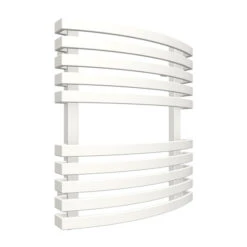 Petit Sèche-serviette électrique Blanc - Raccordement à Droite - Kioto/E8B