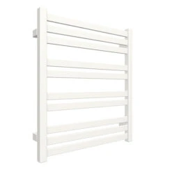 Petit Sèche-serviette Blanc Chauffage Central - Raccordement Au Centre - Marlin/ZXB