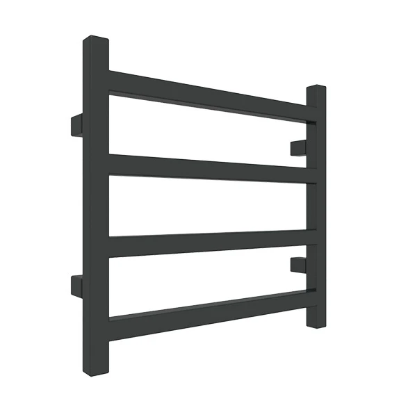 Petit Sèche-serviette électrique Noir - Raccordement à Droite - Simple/E8N 6 Petit Sèche-serviette électrique Noir - Raccordement à Droite - Simple/E8N – Image 4