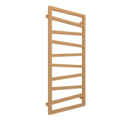 Sèche-serviette électrique - Marron - Raccordement à Droite - Zigzag/E8