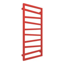 Sèche-serviette Mixte - Rouge - Raccordement Au Centre Et à Droite - Zigzag/Z8