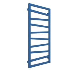 Sèche-serviette Mixte - Bleu Majorelle - Raccordement Au Centre Et à Droite - Zigzag/Z8