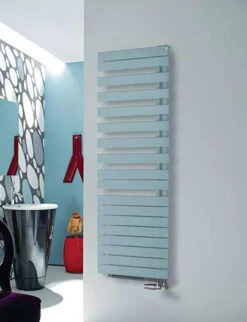 Sèche-serviette Soufflant électrique - Couleur Au Choix - Raccordement à Droite Ou à Gauche - Spa Air Asym -Sèche-Serviettes seche serviette soufflant spa air asym bleu 1