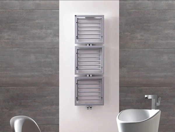 Sèche-serviette Eau Chaude - Couleurs Pastel - 3 Tablettes D'étendage - Tris 3 Sèche-serviette Eau Chaude - Couleurs Pastel - 3 Tablettes D'étendage - Tris