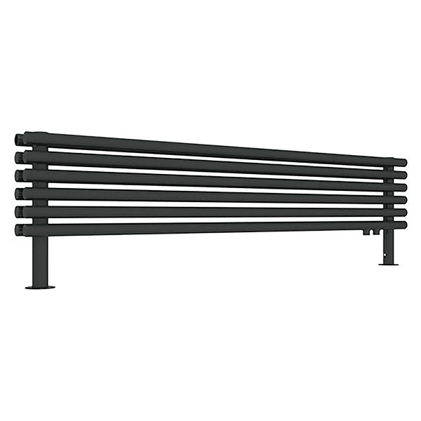 Sèche-serviette Horizontal - Chauffage Central - Noir Mat - Raccordement à Gauche - Tune HSD/YLN 3 Sèche-serviette Horizontal - Chauffage Central - Noir Mat - Raccordement à Gauche - Tune HSD/YLN