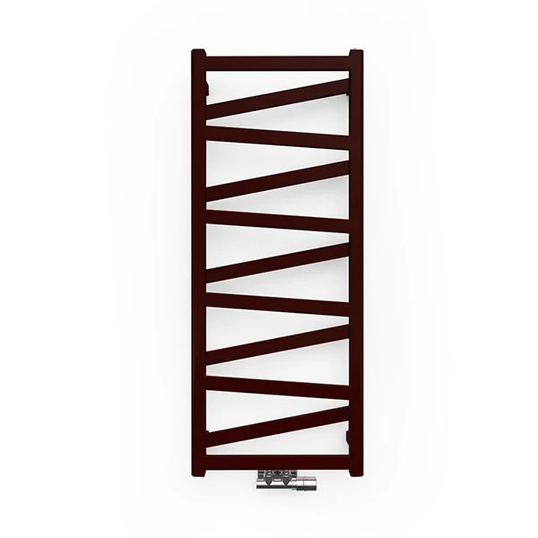 Sèche-serviette Chauffage Central - Noir Mat - Raccordement Au Centre - Vipera/ZXN 3 Sèche-serviette Chauffage Central - Noir Mat - Raccordement Au Centre - Vipera/ZXN