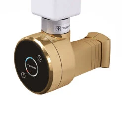 Thermostat électrique Polyvalent - Doré - SEC -Sèche-Serviettes thermostat dore sec cache fil