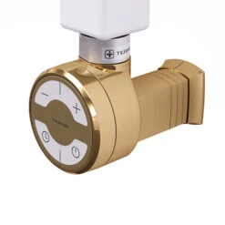 Sèche-Serviettes -Sèche-Serviettes thermostat dore soa cache fil