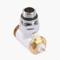 Vanne Thermostatique - Filetage Mâle 7 Vanne Thermostatique - Filetage Mâle -Sèche-Serviettes vanne thermostatique simple mur blanc